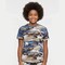 Youth Camouflage Crewneck Short Sleeve T-Shirt for School & Active Play Wear